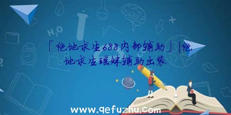 「绝地求生688内部辅助」|绝地求生瑶妹辅助出装